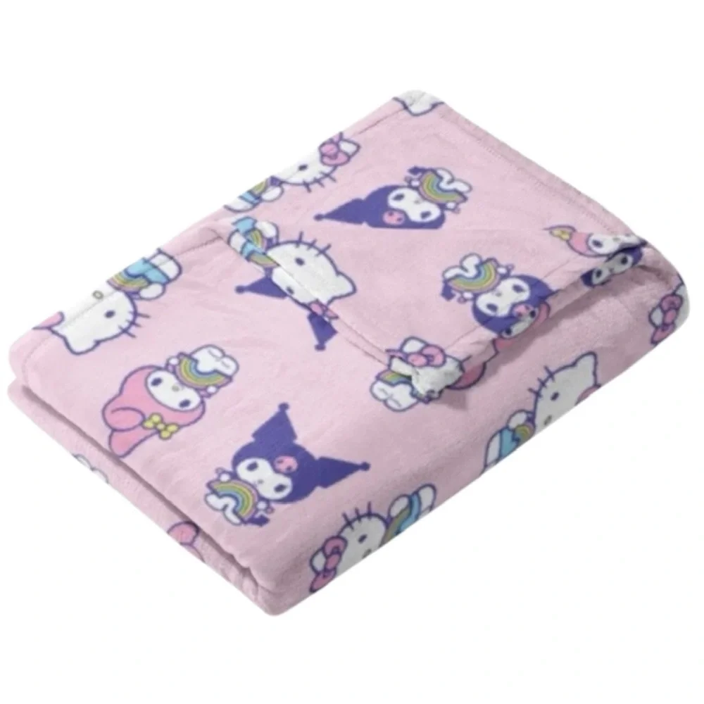 Hello Kitty “Sharing Sweet” Ultra Fine Faux Fur Throw (NWT)
